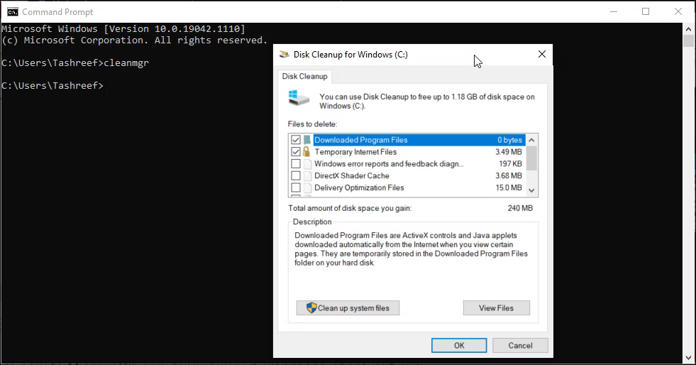 Disk Cleanup Utility