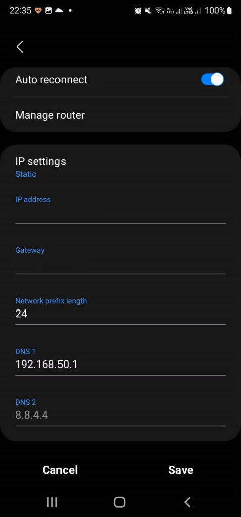 IP Address of Your Router