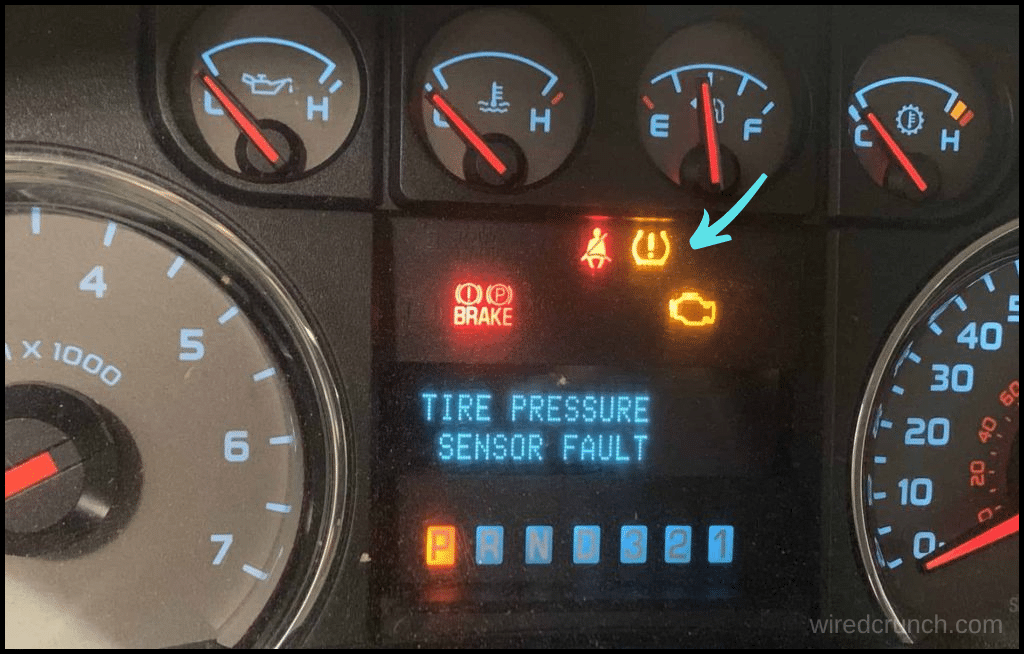 Ford edge tire pressure sensor fault