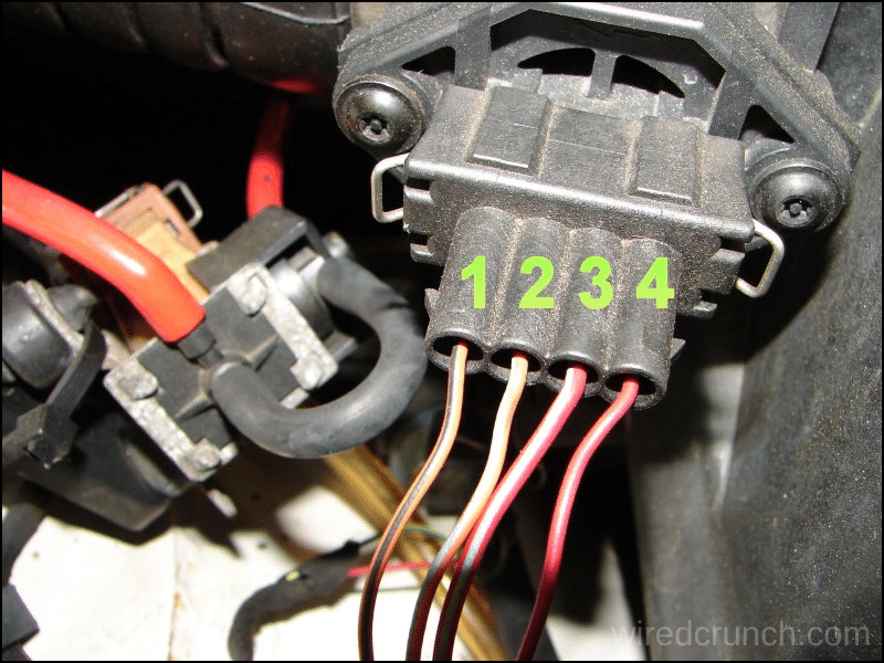 4 Pin mass air flow sensor wiring diagram