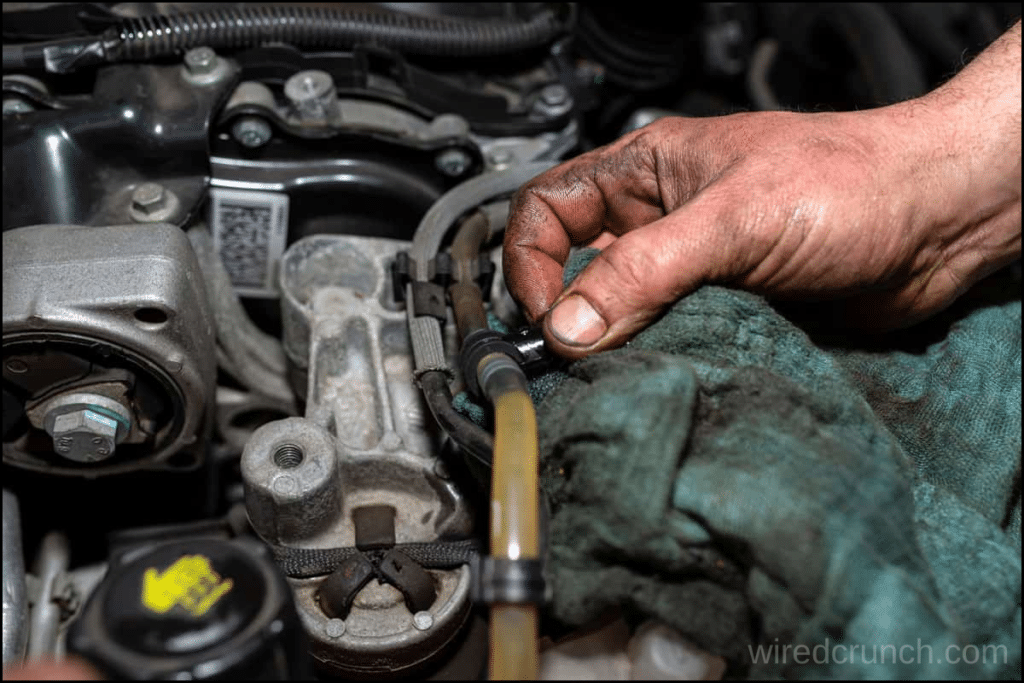 Fuel rail pressure sensor diagram