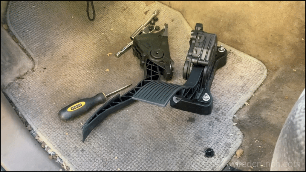 How to reset brake pedal position sensor